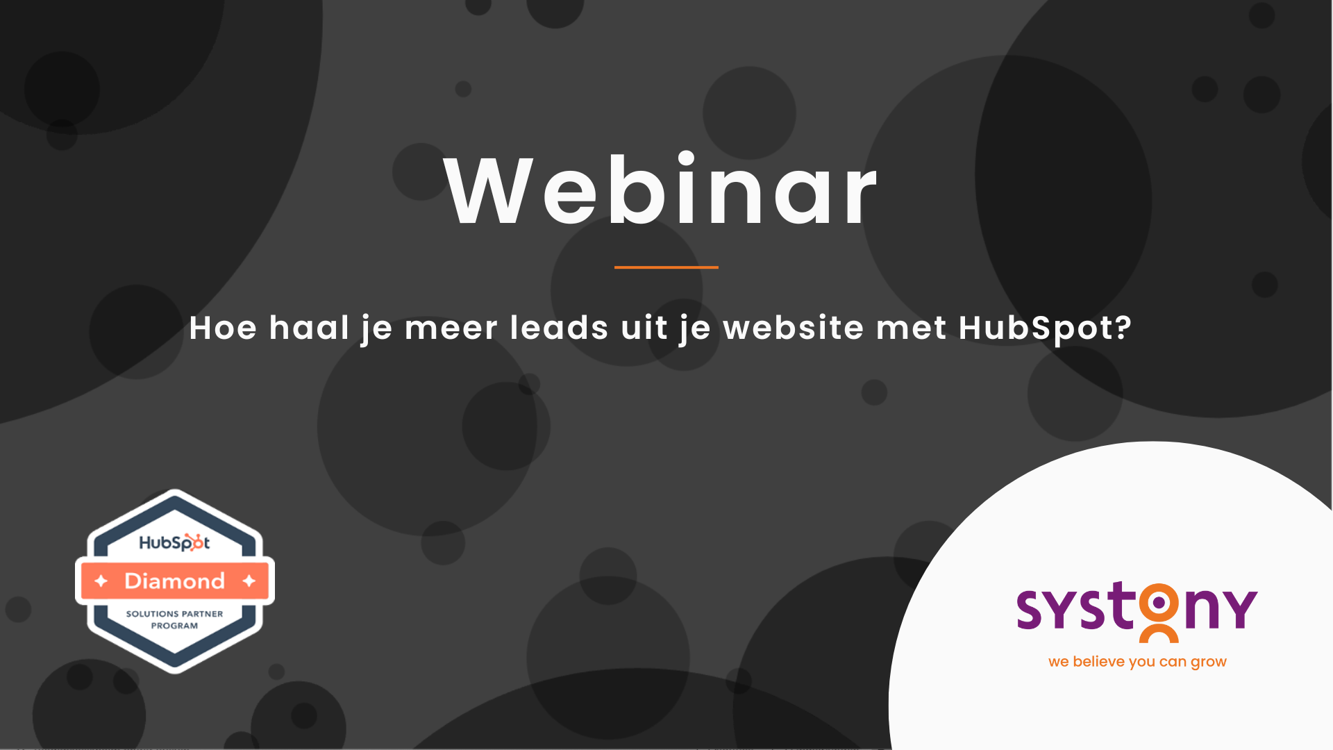 Webinar Hoe haal je meer leads uit je website met HubSpot?